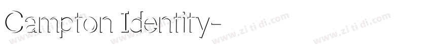 Campton Identity字体转换